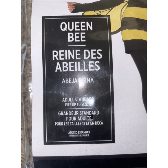 Queen Bee Costume Party City New In Package Three Piece Set - Picture 2 of 5